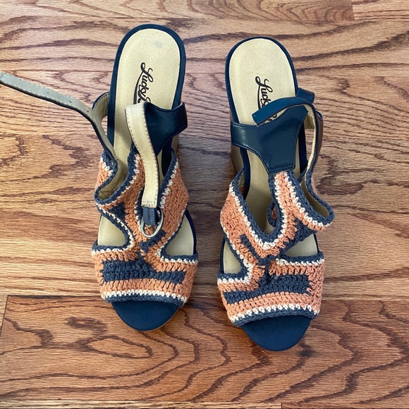 Lucky brand crochet heels - Picture 2 of 6